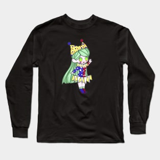 Green Clown Long Sleeve T-Shirt